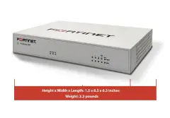 Fortinet FORTIGATE (FRW) 40F UTM FIREWALL-VPN-ANTIVIRUS 12 AY+F.LOGGER 5651 LOG+HOTSPOT