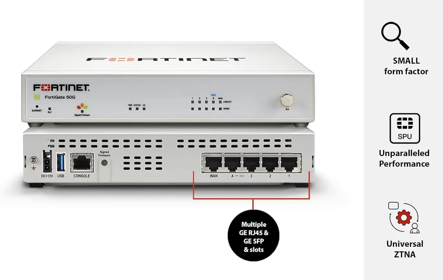 Fortinet FORTIGATE (FRW) 50G UTM FIREWALL-VPN-ANTIVIRUS 36 AY+F.LOGGER 5651 LOG+HOTSPOT