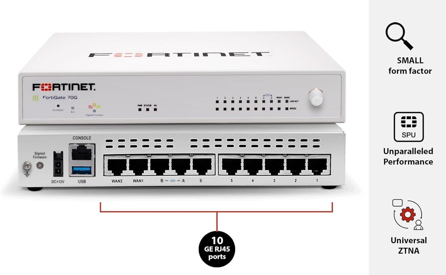 Fortinet Fortigate  FG-70G-BDL-950-36 Firewall Cihazı ve 3 Yıllık Lisans