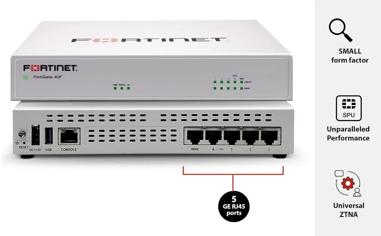 Fortinet Fortigate FG-40F-BDL-950-36 Firewall Cihazı ve 3 Yıllık Lisans